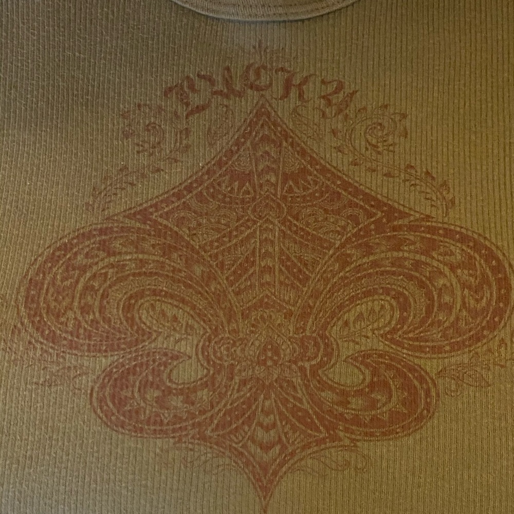 Ladies LUCKY Brand tank top with lotus design